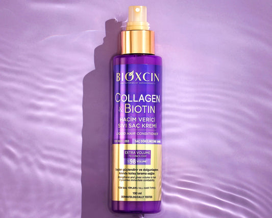 Bioxcin COLLAGEN & BIOTIN Volumizing Liquid Leave-In Conditioner